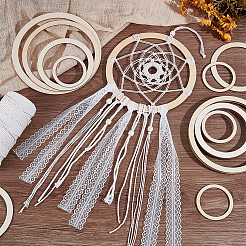 24Pcs 4 Styles Unfinished Wood Pieces&nbsp;WOOD-OC0004-08