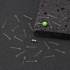Tarnish Resistant 304 Stainless Steel Eye Pin&nbsp;STAS-E013-0.6x20mm