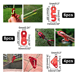 Aluminum Alloy Cord Lock&nbsp;TOOL-FH0001-15