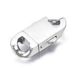 Non-Tarnish 304 Stainless Steel Box Clasps&nbsp;STAS-S080-03A-P