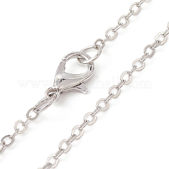 Brass Cable Chain Necklaces&nbsp;NJEW-JN04511-09
