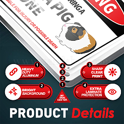 UV Protected & Waterproof Aluminum Warning Signs&nbsp;AJEW-WH0111-K32
