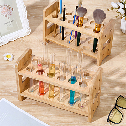 2Pcs Bamboo Multi-Use Cylinder Tube Display Racks&nbsp;AJEW-UN0002-82