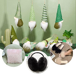 2 Sets 2 Colors Polyester Beard&nbsp;DIY-GL0004-112