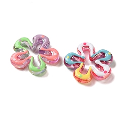 Transparent Acrylic Enamel Beads&nbsp;OACR-P038-04A-M