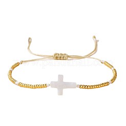 Glass Seed Beads Braided Bead Bracelets&nbsp;AC8778