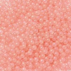 Luminous Glow in the Dark Transparent Glass Round Beads&nbsp;GLAA-F124-B04