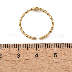 304 Stainless Steel Cuff Open Rings&nbsp;SA-CBAD22F-01G-B