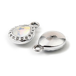 UV Plating Alloy Pendant Rhinestone Settings&nbsp;FIND-A054-04P