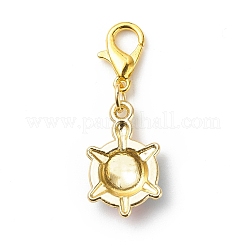 Alloy Enamel Tortoise Pendant Decorations&nbsp;HJEW-JM00811