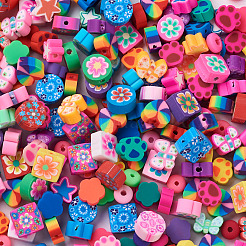 320Pcs 8 Styles Handmade Polymer Clay Beads&nbsp;CLAY-TA0001-15