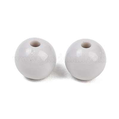Opaque Acrylic Beads&nbsp;OACR-H034-50B-1