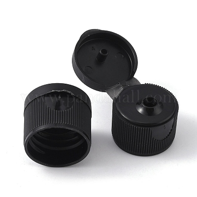 PP Plastic Flip Top Lids for Refillable Squeeze Bottle&nbsp;CON-WH0088-22B-1