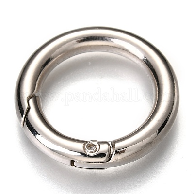 Spring Gates D Rings Wholesale Zinc Alloy Spring Gate Rings - Pandahall.com