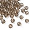 K9 Glass, Imitation Austrian Crystal Beads, Grade AAA, Faceted, Round, Gray, 6mm, Hole: 0.7~0.9mm
