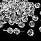 K9 Glass, Imitation Austrian Crystal Beads, Grade AAA, Faceted, Polygon, Clear, 6mm, Hole: 0.7~0.9mm