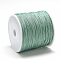 Nylon Braided Cord, Chinese Knotting Cord for Jewelry Making Macrame Craft, Cadet Blue, 0.8mm, about 109.36 yards(100m)/roll