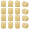 20Pcs Sponge Microphone Cover, Oval, Antique White, 29x22.5mm, Hole: 7mm