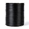 Double Face Satin Ribbon, Polyester Ribbon, Black, 1/8 inch(3mm) wide, about 880yards/roll(804.672m/roll)