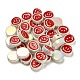 UV Plating Rainbow Iridescent Acrylic Enamel Beads&nbsp;OACR-G012-13B-3