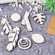 DIY Sublimation Blank Earring Making Kit&nbsp;DIY-SW0001-14-7