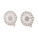 Brass Stud Earring Findings&nbsp;KK-S345-261-1