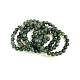 Natural Moss Agate Beads Stretch Bracelets&nbsp;BJEW-F380-01-B15-2