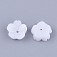 Opaque Resin Bead Caps&nbsp;X-RESI-T040-031B-2