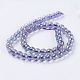 Electroplate Glass Beads Strands&nbsp;GLAA-K025-FR-8mm-A02-2
