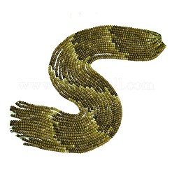 Gradient Color Natural Yellow Green Opal Beads Strands&nbsp;GG-CBA9722-B01-01