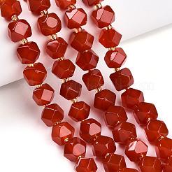 Natural Carnelian(Dyed & Heated) Beads Strands&nbsp;G-T140-09B