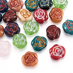 20Pcs Transparent Handmade Lampwork Beads&nbsp;LAMP-TA0001-35