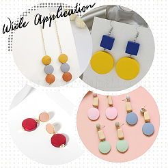 Painted Natural Wood Beads&nbsp;WOOD-FH0001-56