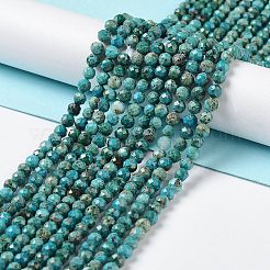 Natural Chrysocolla Beads Strands&nbsp;G-P514-A03-03