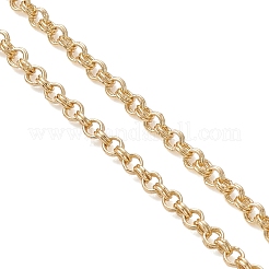Brass Double Ring Link Chain Bracelet Making&nbsp;AJEW-JB01510