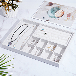 3 In 1 Multipurpose MDF Jewelry Trays&nbsp;ODIS-WH0086-078G