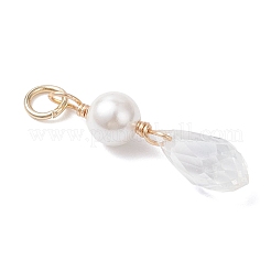 Shell Pearl & Glass Pendants&nbsp;PALLOY-JF04717
