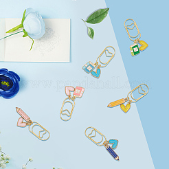6Pcs Iron Paper Clips&nbsp;AJEW-BM00006