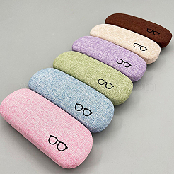 1Pc Oval Polyester Eyeglass Cases&nbsp;AJEW-CN0007-32D