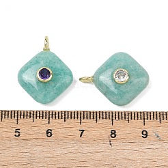 Natural Amazonite Pendants&nbsp;G-K372-05G-08