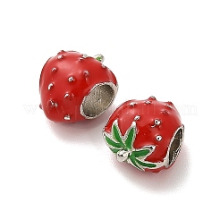 Alloy Enamel European Beads&nbsp;FIND-Q115-15P