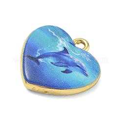 Printed Brass Pendants&nbsp;KK-CBAF4A6-01G-01
