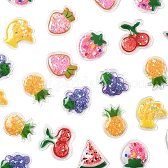 28Pcs 7 Styles Transparent PVC Plastic Cabochons&nbsp;PVC-FS0001-04