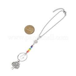 Tree of Life Alloy Pendant Decorations&nbsp;HJEW-JM04556