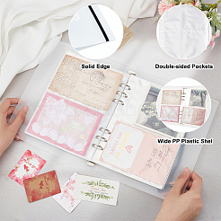 25Pcs A5 PP Loose Leaf Card Ticket Storage Bag&nbsp;AJEW-NB0005-44