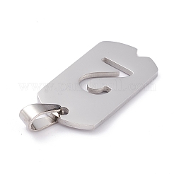 Non-Tarnish 304 Stainless Steel Pendants&nbsp;STAS-H144-02P-2
