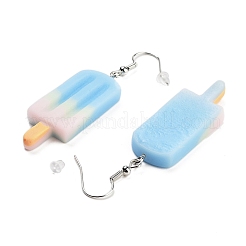 3 Styles Summer Mushroom & Ice Cream & Drink Acrylic Dangle Earring Sets for Women&nbsp;EJEW-F336-01C