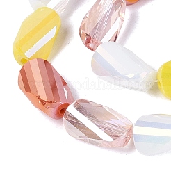 Electroplate Mixed Styles Glass Beads Strands&nbsp;EGLA-N022-10B-A03