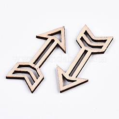 Undyed Natural Wooden Cabochons&nbsp;WOOD-S058-039
