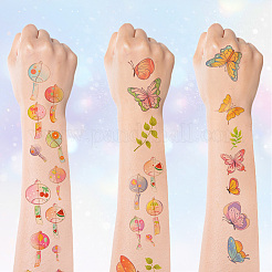 36Pcs 2 Style PVC Waterproof Self-Adhesive Picture Stickers&nbsp;STIC-SP0001-09B